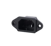 Connettore maschio femmina IEC320 10A 250V nero ricablabile C13 C14 spina connettore di alimentazione presa CA a 3 pin(A-1)