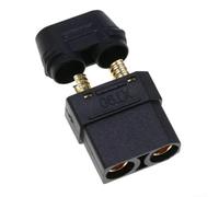 Connettore maschio placcato oro per XT90 per connessioni terminali batteria RC compatibile con XT90H-F per XT90E-M 90A carico 120A Peak 1000 Cycle Life (XT90H-F+XT90E-M)