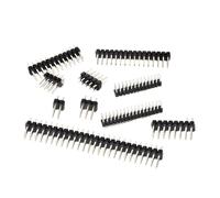 Connettore maschio singolo da 2,54 mm, 50/20/10, 1/2 x 40 pin, for scheda PCB, 2/3/4/5/6/8/10/12/20/40 pin(1X7Pin (30PCS))