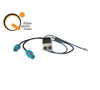 Connettore Masterline Autoradio Adattatore Antenna DIN - 2 FAKRA con Phantom