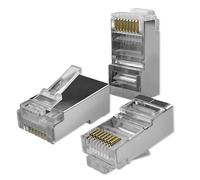 Connettore modulare RJ45 Qoltec | CAT5e | FTP | Contatti placcati in oro | 100 p