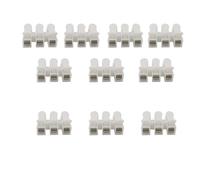 Connettore Molla Rapido 10 pezzi CH2 CH3 connettore di cablaggio a molla con bloccaggio a innesto 2/3 pin CH2 CH3 terminali di cablaggio del cavo elettrico for test facili e sicuri(10Pcs CH3)
