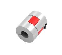 Connettore motore Giunto flessibile, Manicotto di accoppiamento in alluminio D20L25 Plum Albero flessibile Foro da 3 mm a 10 Connettore motore CNC(5mm to 7mm)