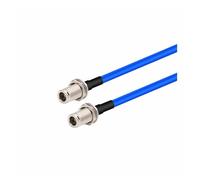 Connettore N maschio a N femmina impermeabile adattatore RG402 cavo semiflessibile cavo di prolunga coassiale a spirale da 50 Ohm(N WF to N WF,20Meter)