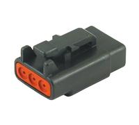 Connettore NAMZ, Deutsch DTM. Nero, spina, 3 pin