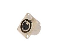 Connettore NC3FD-LX: XLR femmina PIN: 3 saldature dritte argento NEUTRIK