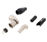 Connettore NC5MRX: maschio XLR maschio RX 7,5A PIN: 5 angolo 90° NEUTRIK