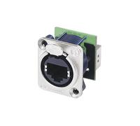 CONNETTORE NEUTRIK NE8FDP - Adattatore RJ45 passante Cat5e, compatibile con connettori NE8MC