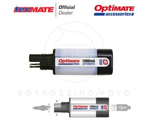 CONNETTORE O-100 CARICA BATTERIA UNIVERSALE MICRO/MINI USB TECMATE OPTIMATE SAE