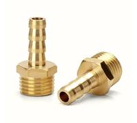 Connettore Pagoda for PC 6 8 10 12 14 16 mm, raccordo portagomma, filettatura 1/8 1/4 3/8 1/2, raccordo for tubo in ottone, 1 pezzo(Barb 16mm-3I4)