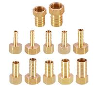 Connettore pagoda pneumatico 4 6 8 10 12 14 16mm trachea connettore portagomma filettatura interna 1/8 1/4 3/8 1/2 raccordi in ottone acqua gas(KBCF6-04)