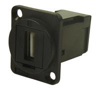 Connettore Passante A Angolo Destro Tipo A Usb 2.0 Nero Csk