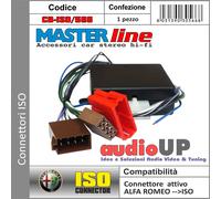 CONNETTORE PER AUTO CON SISTEMA AMPLIFICATO BOSE SYSTEM ALFA R. 147 2000 IN POI.