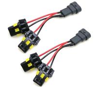 Connettore per Auto HB3 9005 HB4 9006 Cavo Adattatore 1 connettore Maschio a 2 connettori Femmina Connettore Cablaggio di conversione (2 Pezzi)