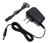 Connettore Per Batteria HQRP 9V E Adattatore AC Per 6LR61 7.2H5 6KR61 6HR61 PP3