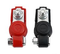 Connettore per batteria per auto, rosso, positivo (Iron galvanized)