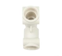 Connettore per caffè Bivio Trivio Interfaccia Accessorio Ricambio Plastica Metallo Beige Argento per Erogazione Efficiente(Two-way L)