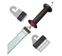 Connettore per cancelli Litzclip in acciaio inox 4 pezzi da 20 mm Ako Agrartechn