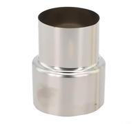 Connettore per canna fumaria in acciaio inox, riduttore o connettore per tubi, adattatore per canna fumaria, adattatore per tubo di conversione per canna fumaria (Ø100 mm/Ø60 mm)