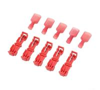 Connettore per cavo di confine per docking station per robot tosaerba, 25 terminali a giunzione rapida con connettori maschio a vanga, rosso/blu, 0,75-2,5 mm² in ottone PVC per tagliaerba automatici