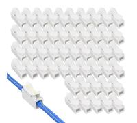 Connettore Per Cavo Elettrico | Connettori Elettrici a Molla,50 Pezzi Assortiti Compatti 5A 250V per Illuminazione Industriale Elettrodomestici Motori