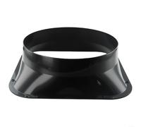Connettore per condotto a flangia quadrata in plastica ABS per valvola di ritegno per tubo di diametro 100300 mm, compatibile con vari tipi di ventole e cappe da cucina (100#)