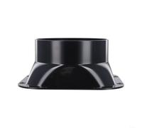 Connettore per condotto a flangia quadrata in plastica ABS per valvola di ritegno per tubo di diametro 100300 mm, compatibile con vari tipi di ventole e cappe da cucina (120#)