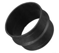 Connettore per condotto di riscaldamento da 75 mm per Eberspacher e per riscaldatori d'aria Webasto, prolunga in plastica, nero, lunghezza 52 mm per una distribuzione efficiente dell'aria calda