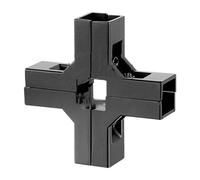 Connettore per ferramenta per tubi quadrati da 25 mm x 25 mm per ringhiere del