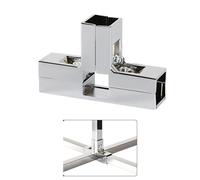 Connettore per ferramenta per tubi quadrati da 25 mm x 25 mm per ringhiere del