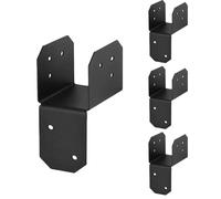 Connettore per giunto sul tetto - Staffe | Staffe per Gazebo, Connettore per Pali Giunti, 4 Pezzi Connettori per Pali in Acciaio per Posto Auto Coperto Fienile Giardino Cortile Patio Portico Gazebo Te