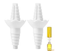 Connettore per il trasferimento da bottiglia a bottiglia, 2 pezzi, kit per svuotamento bottiglie, gadget lavabile e riutilizzabile per estrarre la lozione dalla bottiglia per shampoo, sapone