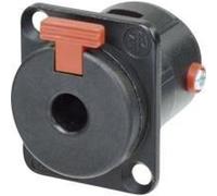 Connettore per jack neutrik 6,35 mm Focket flangia, contatti Polyous Numero dritto: 2 mono nero nj3fp6cbag 1 St. (NJ3FP6CBAG) NEW