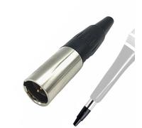 Connettore per jack per microfono, connettore per cavo XLR a 4 pin | Presa per connettore audio maschio | Adattatore audio a 4 pin a 4 core per microfoni e altre apparecchiature audio
