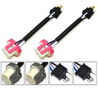 Conversione Filo 9003 HB2 H4 A 9004 HB1 Due Harness Testa Luce Lampadina Alogena