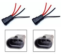 Connettore Per Lampadina Fari A LED 9006 HB4 Due Cablaggi Maschio 2L