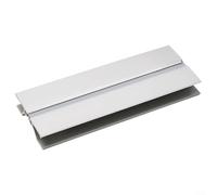 Connettore per pannello di base della cucina, in alluminio argentato, angolo a 90 gradi, a forma di H, flessibile, per zoccolo, armadietto di transizione (360°-15 cm)