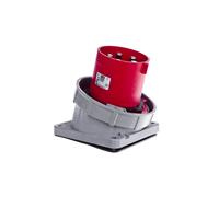 Connettore per pannello inclinato 125A 5P 400V rosso POWER 745-6