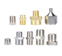 Connettore per pistola a spruzzo a spruzzo a 9 pezzi Set Connettore adattatore di conversione, adatto per gli accessori adattatrici per pistola a spruzzo del compressore d'aria A1