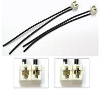 Connettore Per Portalampada H11B Femmina In Ceramica Due Cablaggi