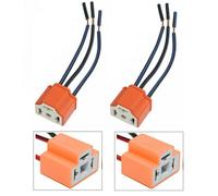 Connettore Per Portalampada H4H Femmina Ceramica A Due Cablaggi