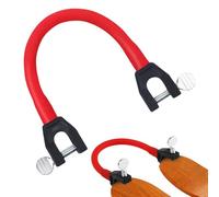 Connettore per Punta da Sci, Accessori Sci Portatile, Aiuto per L'Allenamento di Sci, Accessori Snowboard per Bambini, per La Formazione Principianti dei All'Aperto, per Snowboard, Rosso