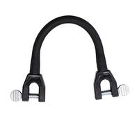 Connettore per punta da sci, connettore per punta da sci per bambini, connettore per snowboard solido, in acciaio inox, facile da usare come strumento per l'allenamento dello sci, attrezzatura da sci