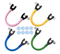 Connettore per punta da sci per bambini, clip da sci da 4 pezzi per tenere insieme gli, connettore per punta portatile Cuneo per allenamento sullo per allenamento invernale per principianti