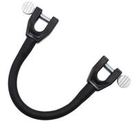 Connettore per Punta da Sci per Bambini Connettore Punta Sci Connettore per Punta da Sci Portatile Aiuto per L'Allenamento di Sci per Snowboard per Bambini, Principianti (Nero)