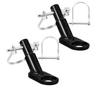 Connettore per Rimorchio Bici con Perno a Sgancio Rapido 7mm 11 MM | Barra di Traino a Basso Baricentro, Ferro, per Modelli Principali e Forcelle Posteriori