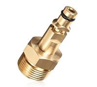 Connettore per rondella ad alta pressione M22, adattatore per tubo flessibile in ottone a connessione rapida da 14 mm, strumento di conversione per tubo per pistola per rondella Karcher serie K