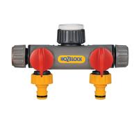 HOZELOCK 2252 CONNETTORE A DUE USCITE PER RUBINETTO RACCORDO ACCESSORI GIARDINO