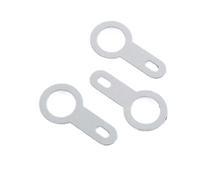 Connettore per saldatura a testa singola 80 ~ 150 pezzi, disco in rame, connettore per saldatura a testa singola M2.2 M2.7 ~ M8.2, cavo per saldatura in rame (M6,2,80 pezzi)