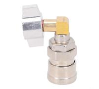 Connettore per serbatoio dell'aria, presa a gomito diritto a connessione rapida con kit soffiatore per polvere per sistema pneumatico per veicoli pesanti (gomito integrato)